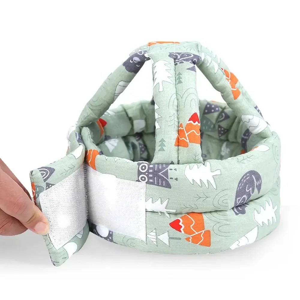 Child Head Protection Cap – Adjustable Safety Helmet for Toddlers (Random color)