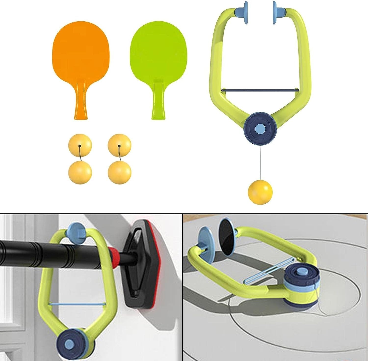 Children’s Indoor Hanging Table Tennis Toy | Fun Swing Ping Pong Training Set For Kids | Indoor Sports Game For Hand-Eye Coordination And Active Play