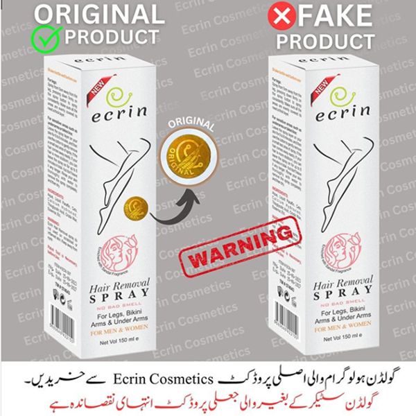 The Original Ecrin Hair Removel Spray